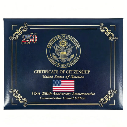 U.S. Citizenship Certificate Protective Sleeve — 250th Anniversary Commemorative Edition